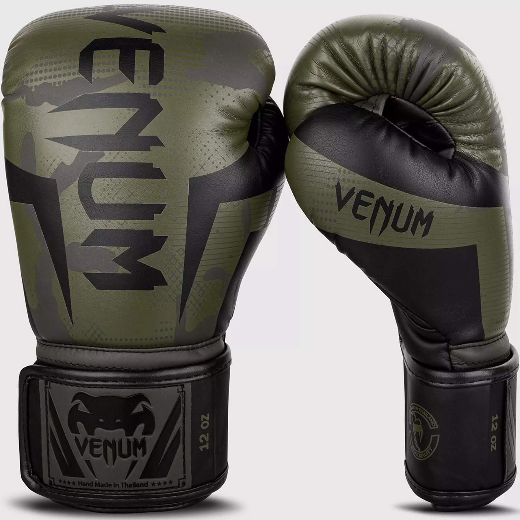Venum Elite Camouflage boxing gloves