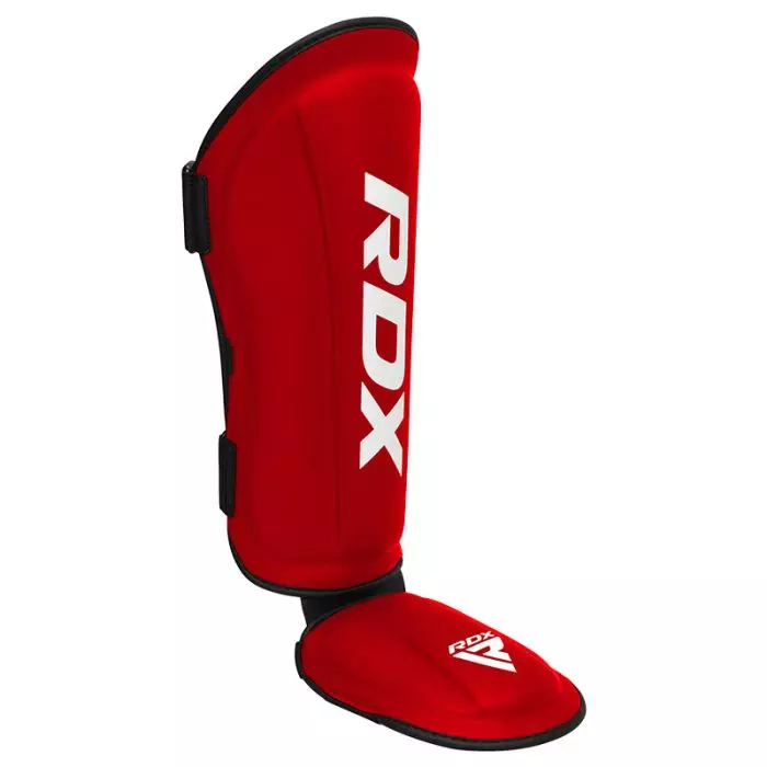protege-tibia-pieds-boxe-rdx-t1-rouge
