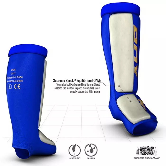 protege-tibias-pieds-rdx-si-bleu