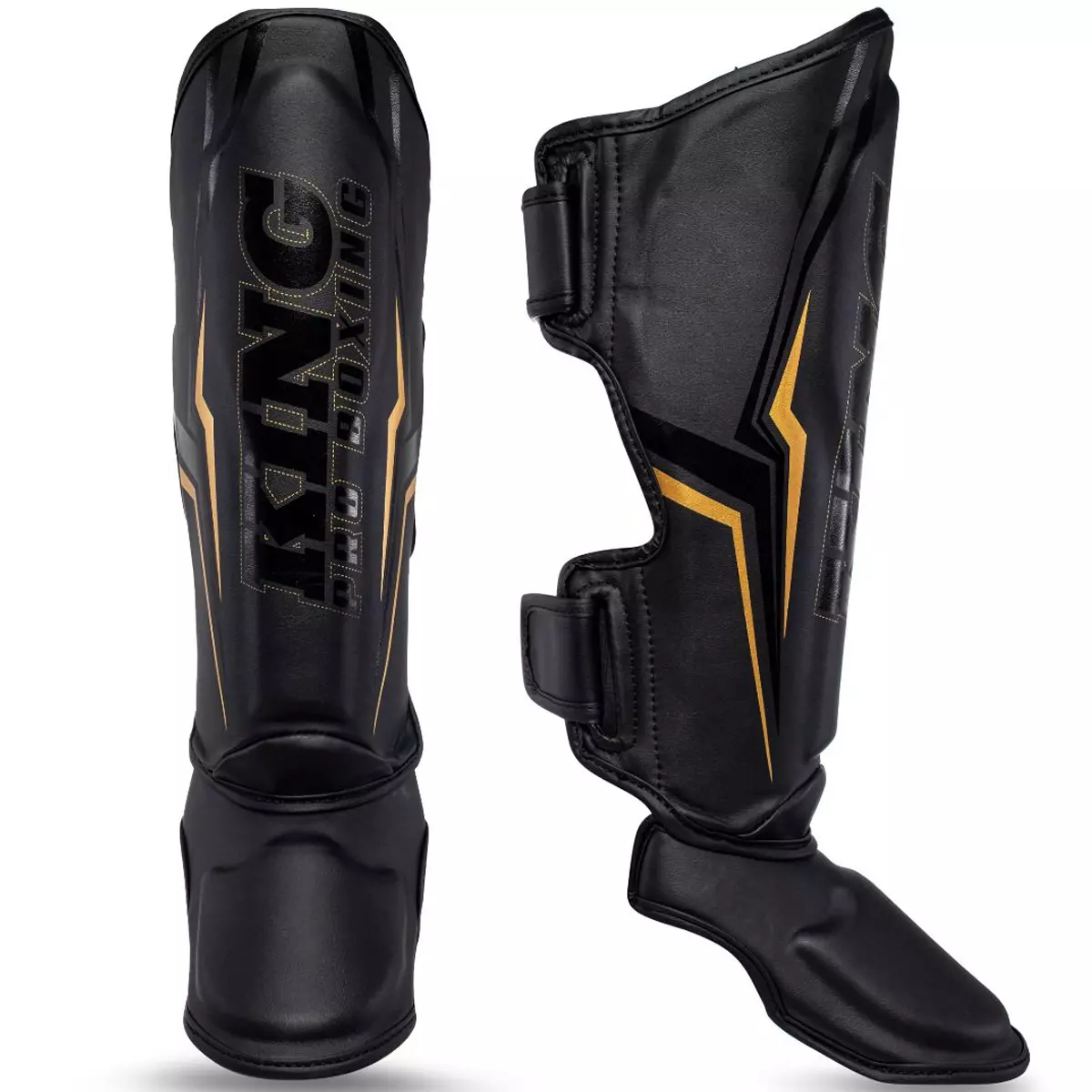 King pro boxing Thor shin guard - Black