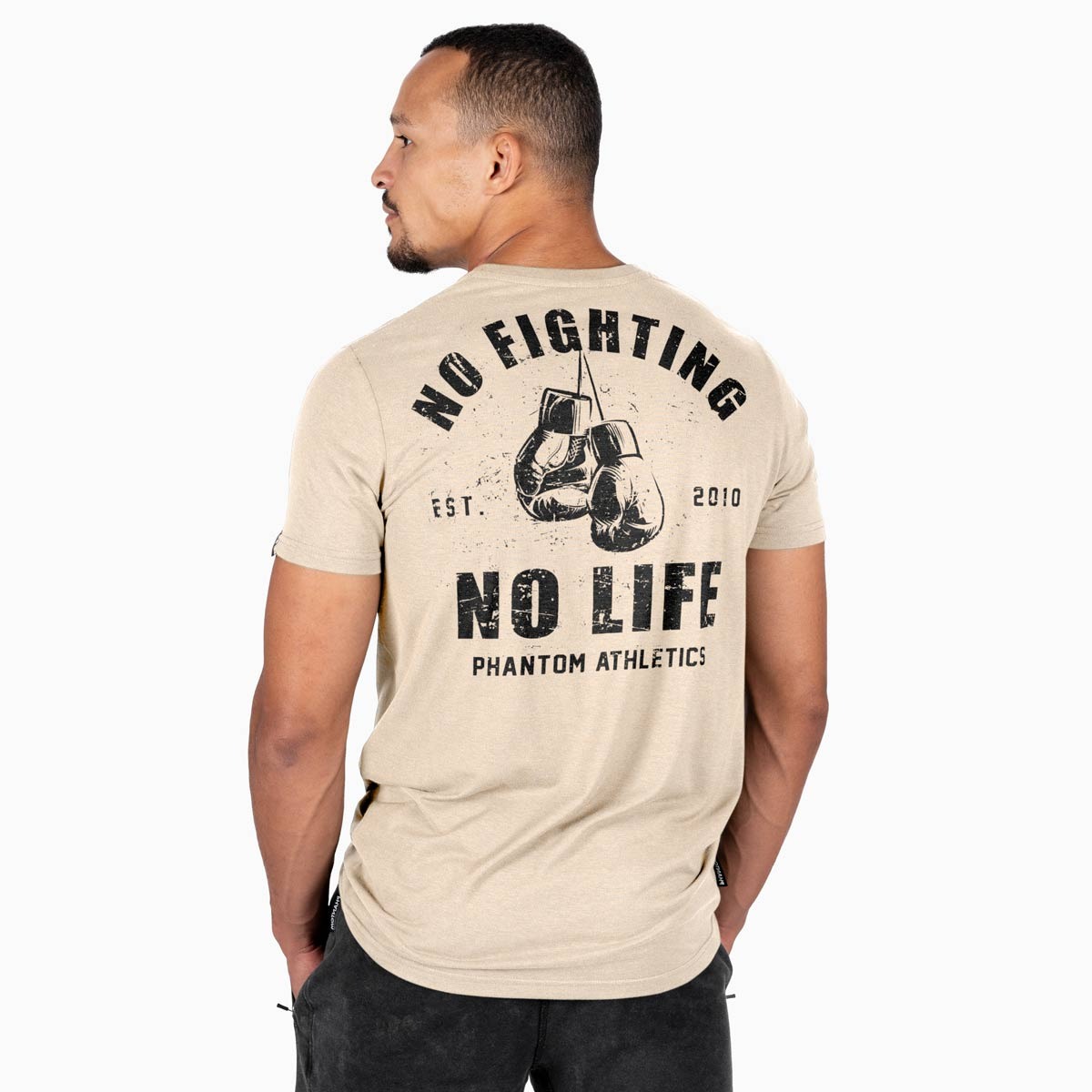 t-shirt-phantom-athletic-no-fight-no-life-beige