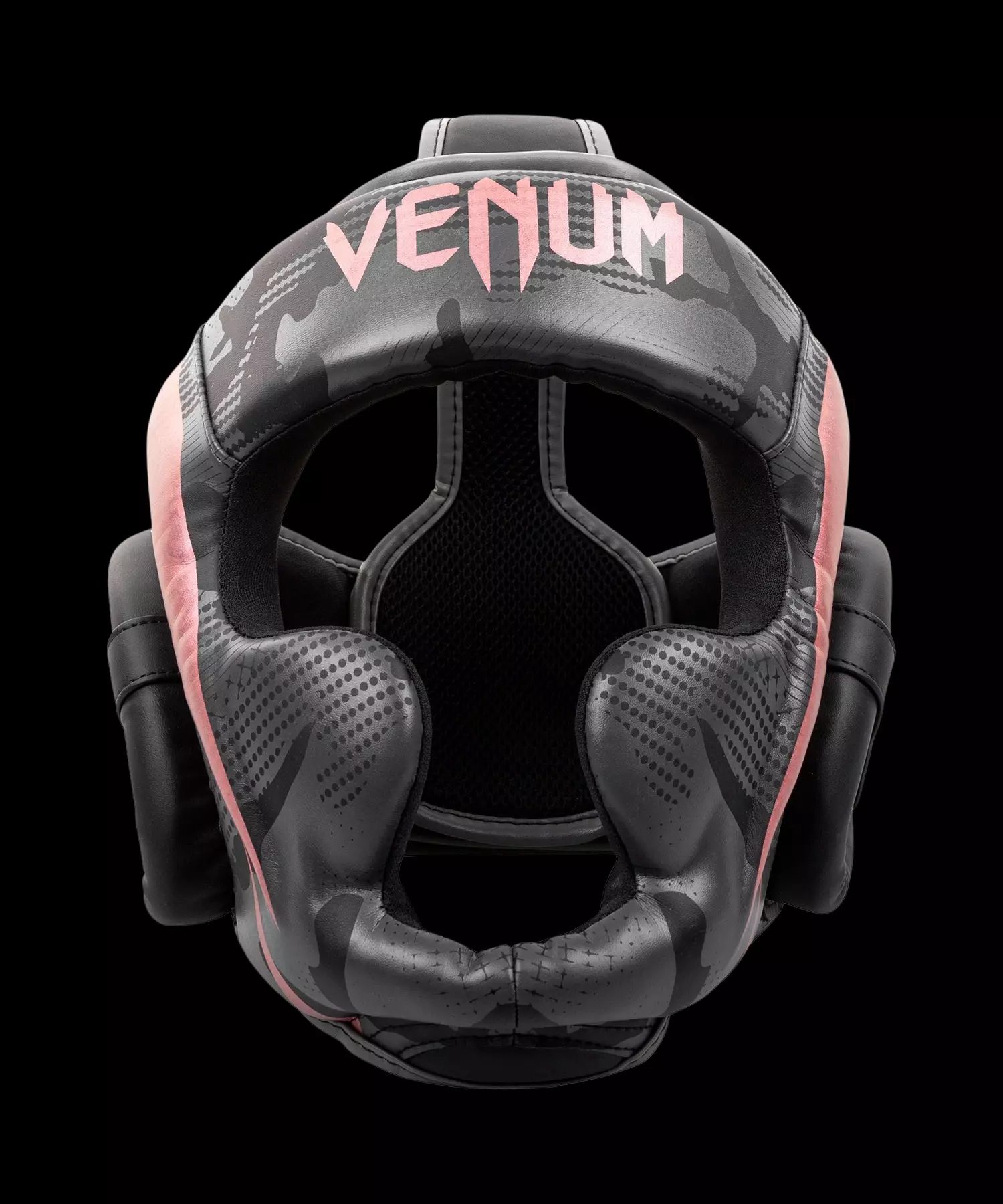 casque-de-boxe-elite-noir-or-rose