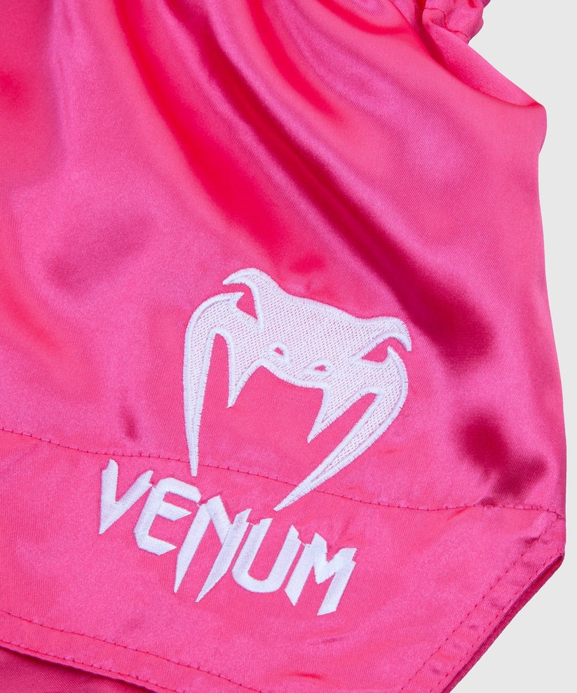 short-de-boxe-thai-venum-rose-classic
