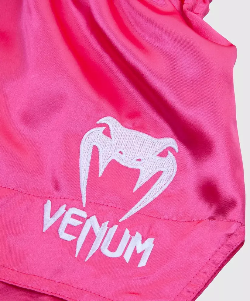 short-de-boxe-thai-venum-rose-classic