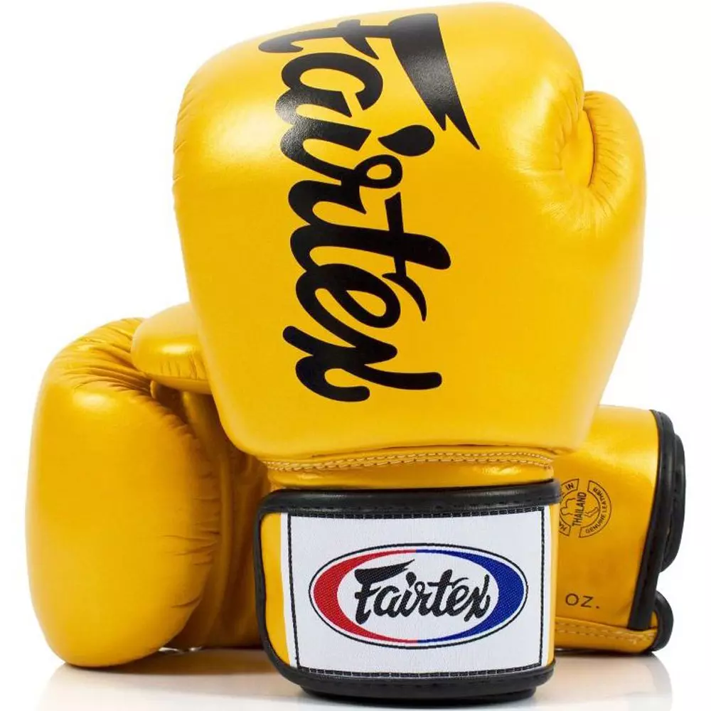 Fairtex Deluxe Boxing Gloves Yellow