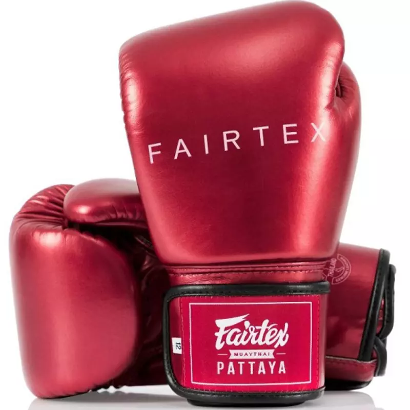 Fairtex Metallic Boxing Gloves Red