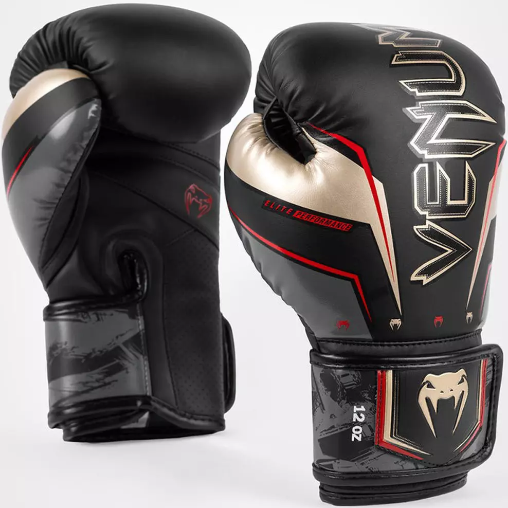 gant-boxe-venum-evo-noir-or-rouge
