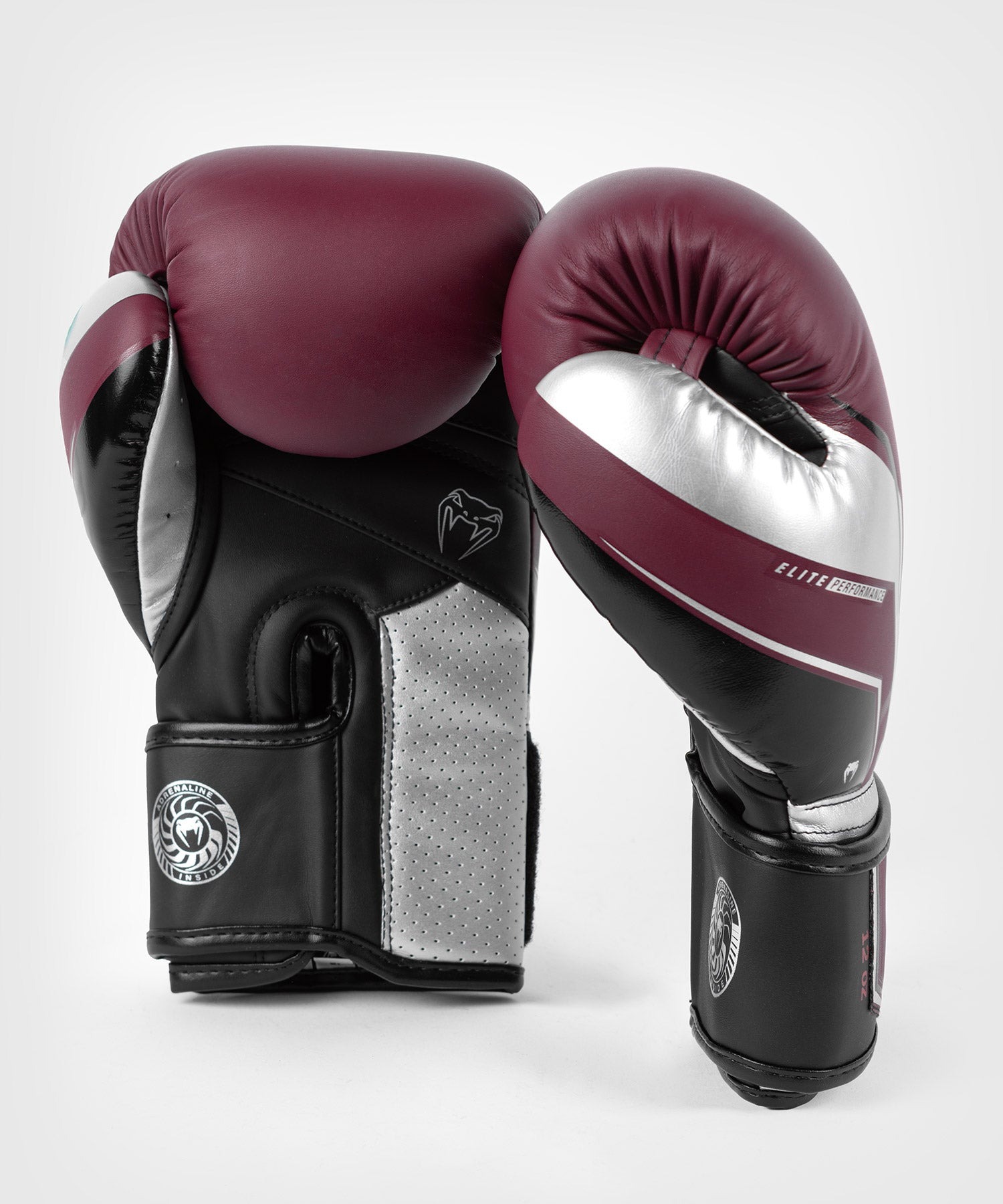 gant-de-boxe-venum-evo-bordeau-argent