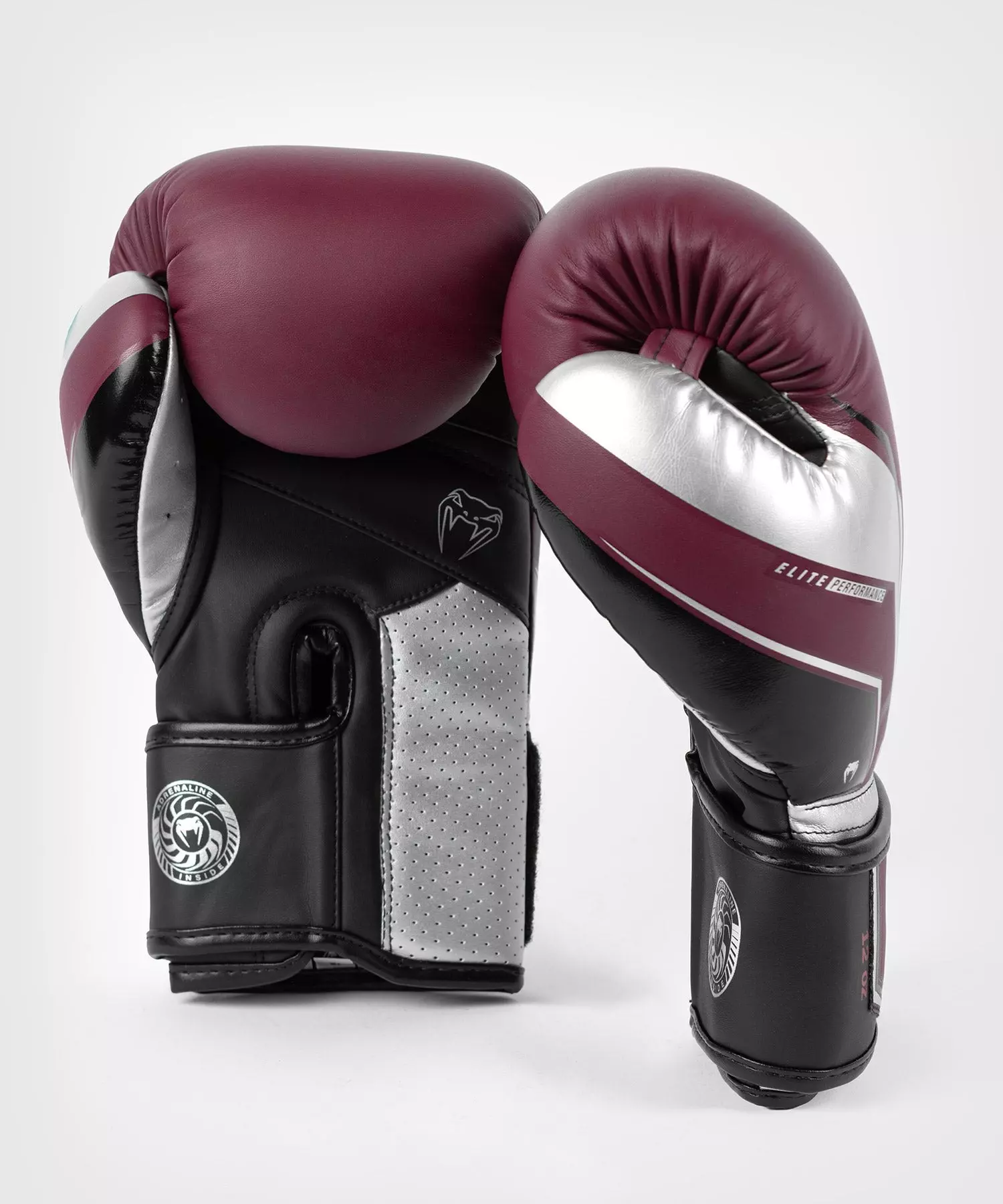 gant-de-boxe-venum-evo-bordeau-argent
