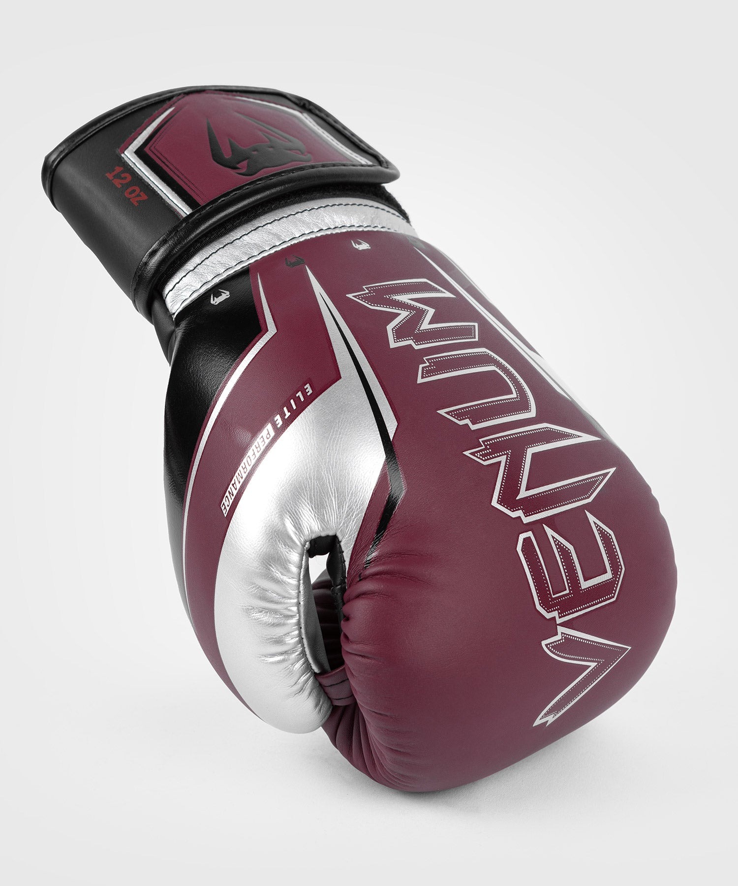 gants-de-boxe-venum-evo-bordeau-argent-rouge