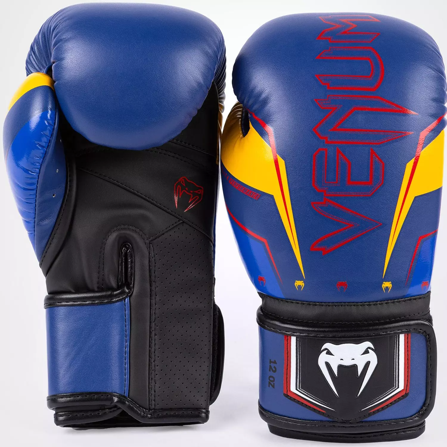 Venum Elite EVO Boxing Gloves Blue -Yellow