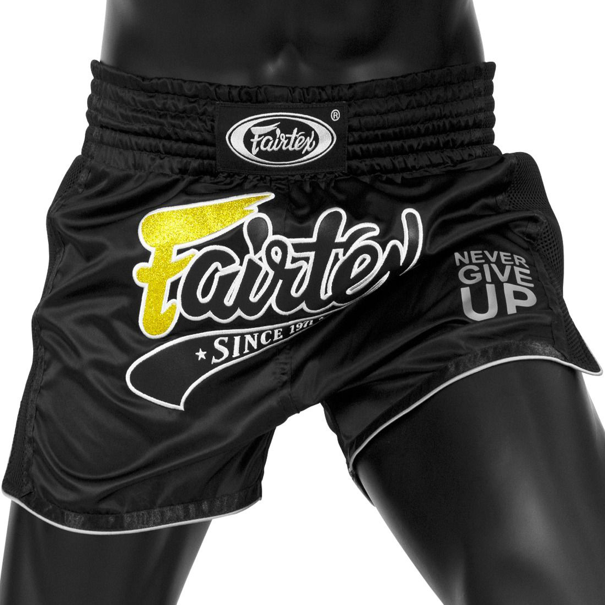 short-de-boxe-thai-fairtex-noir
