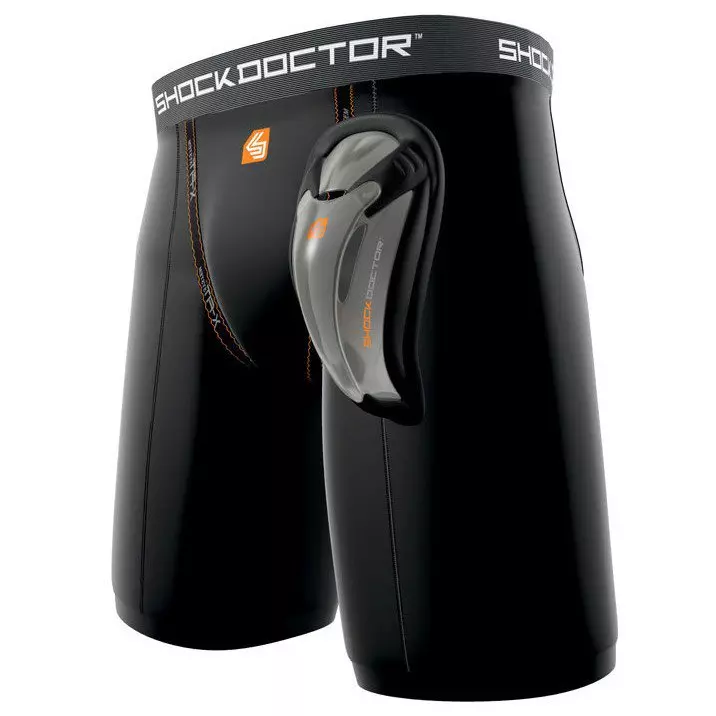 Shock doctor groin guard shorts
