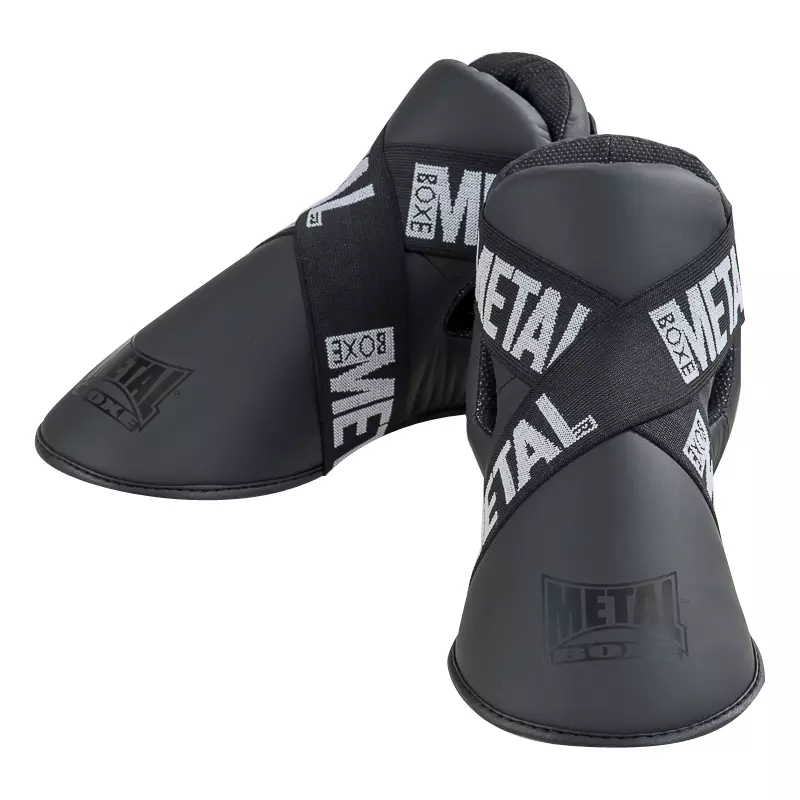 Black Light metal boxing foot protector