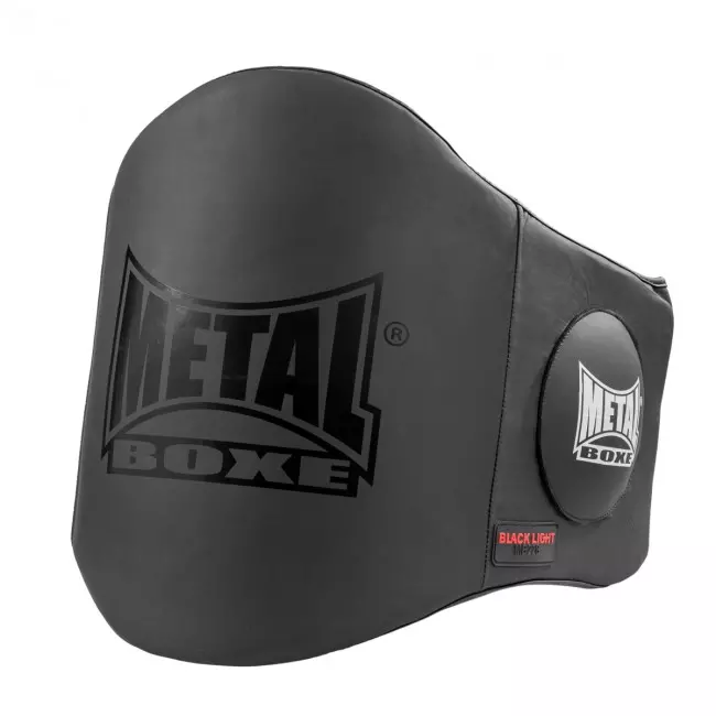 black light metal boxing belt