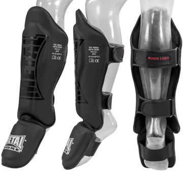protege-tibias-pieds-metal-boxe-black-light