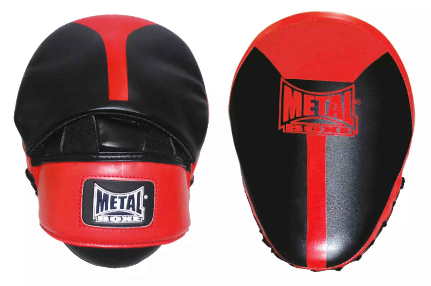 Metal boxe curved focus mitts
