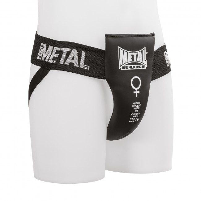 coquille_femme_metal_boxe_noir
