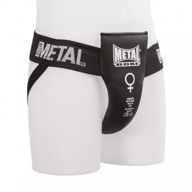 coquille_femme_metal_boxe_noir