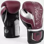 gant-boxe-venum-evo-bordeau-argent-rouge