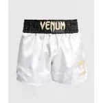 short-de-boxe-thai-venum-classic-noir-blanc-or