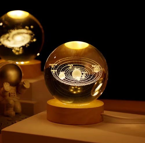 veilleuse LED4 Boule de cristal