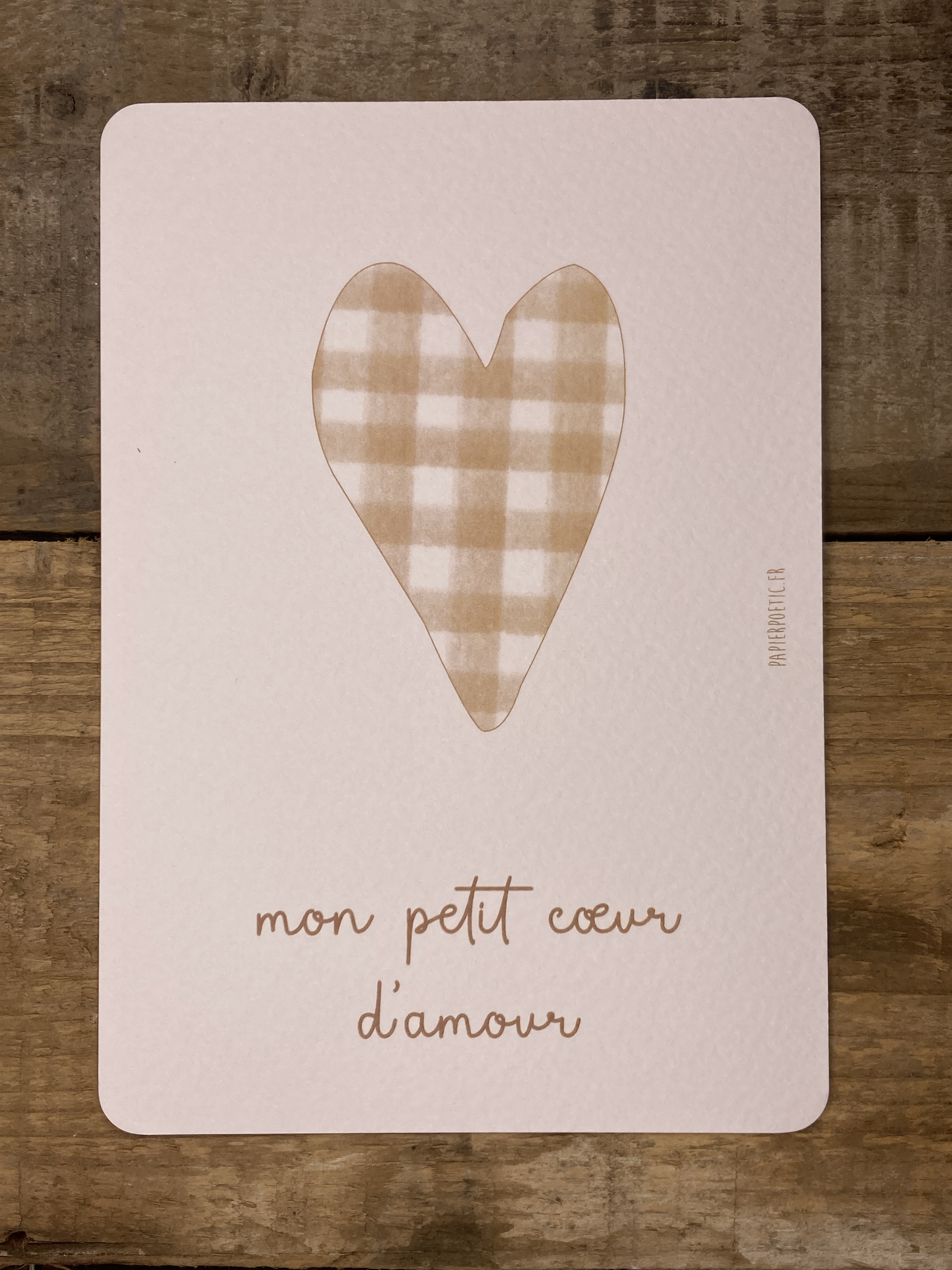 Bella Cosa-carte postale petit coeur