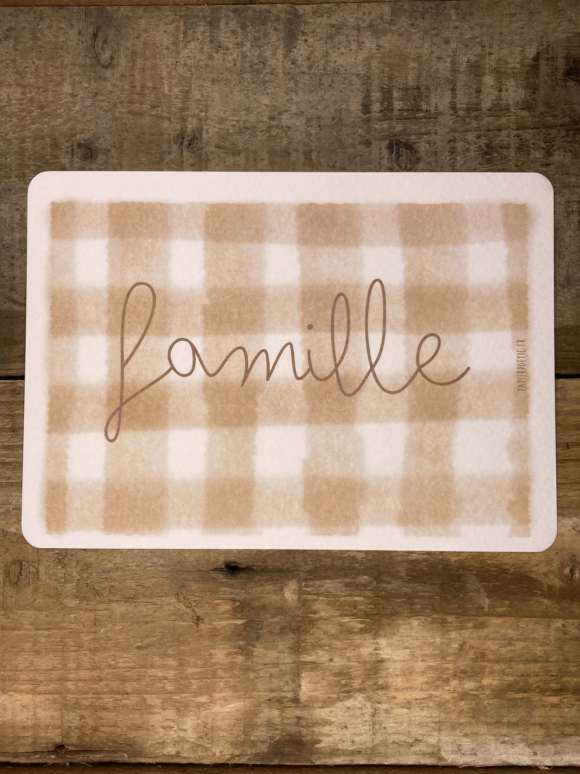Bella Cosa- carte postale famille