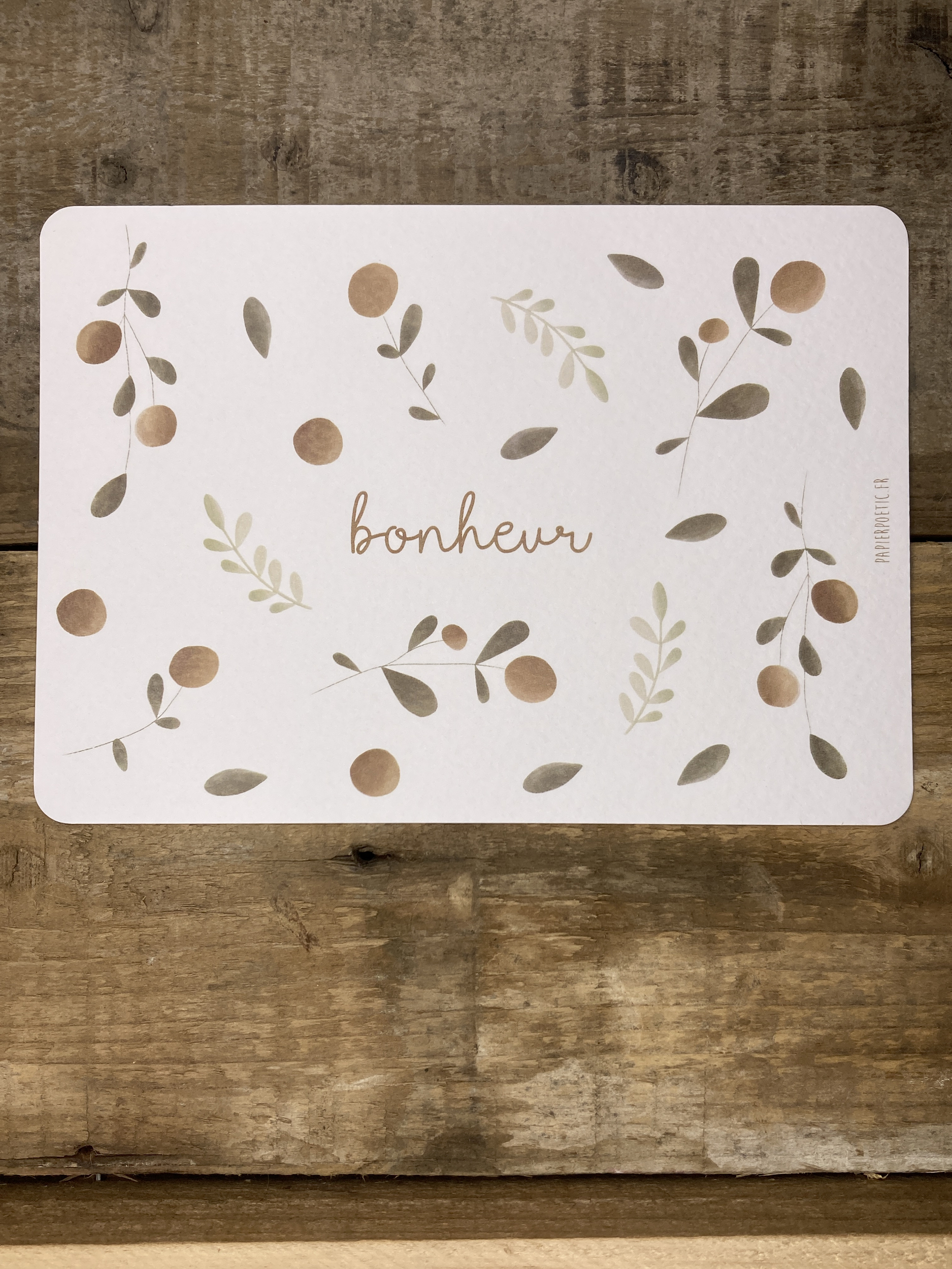 Bella Cosa-carte postale bonheur