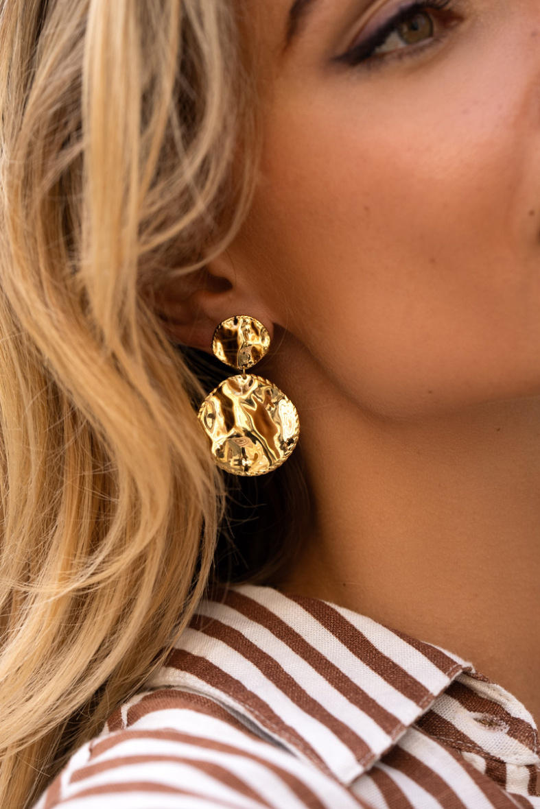 Boucles d’oreilles Astrid en acier inoxydable tendance Bella Cosa