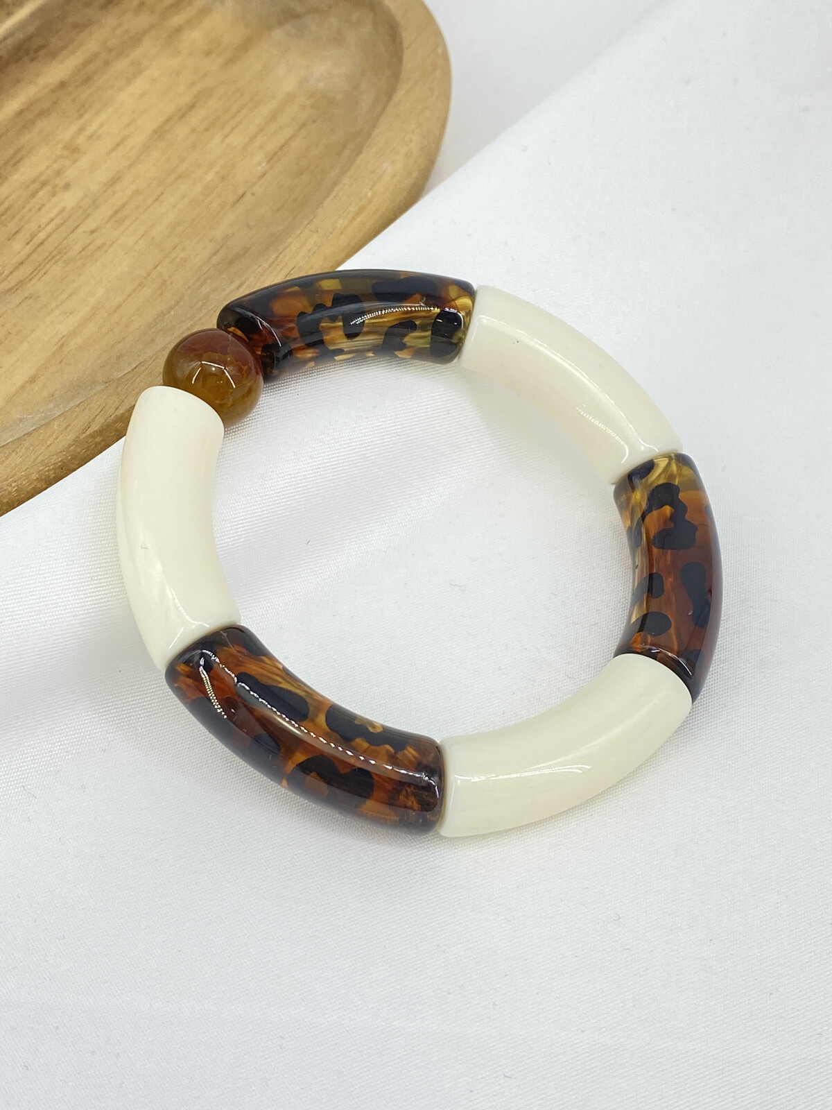bracelet-graou-resine-acrylique-leopard-ivoire