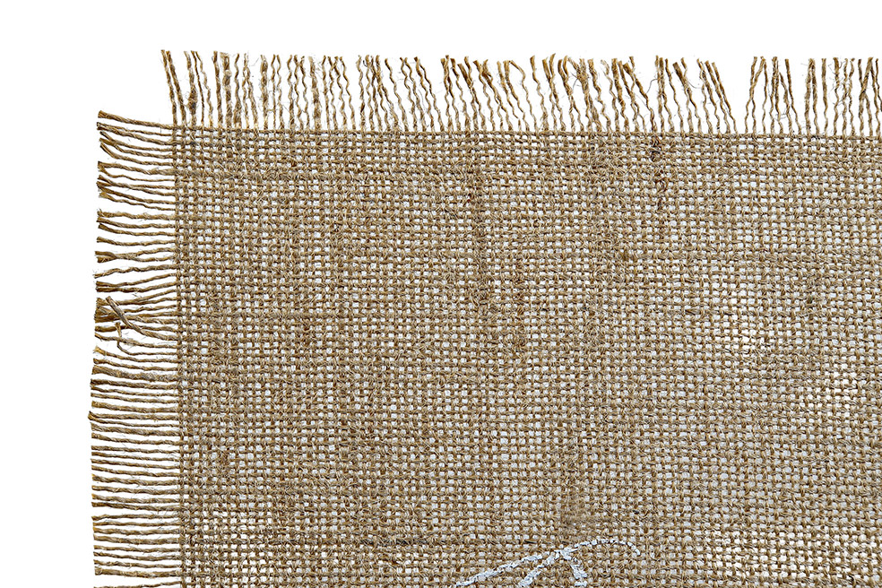 Set de table en toile de jute naturelle avec franges – style rustique et chic