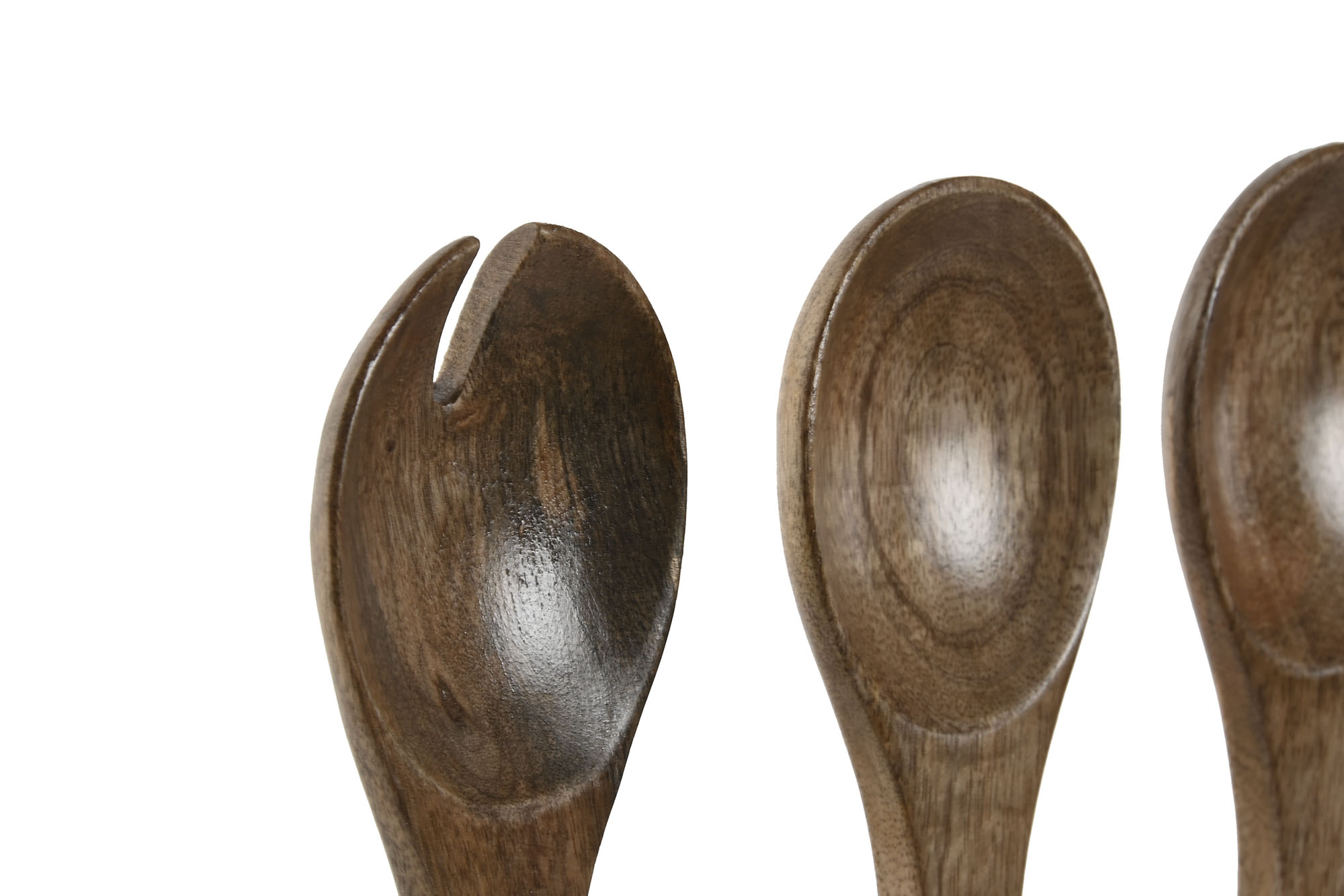 Couverts à salade en bois de manguier – élégance naturelle et artisanale