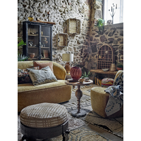 Panier osier décoration avec bougie et vase