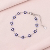 Bracelet Marguerite fleuri en acier inoxydable Bella Cosa