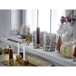 Bougeoir Luz en laiton forme pomme de pin déco chic Bella Cosa
