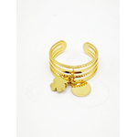 Bague Jeanelle ajustable acier inoxydable Bella Cosa bijou femme