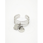 Bague Jeanelle ajustable acier inoxydable Bella Cosa bijou femme