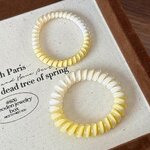 Duo d’élastiques pour cheveux rose et blanc – Bella Cosa