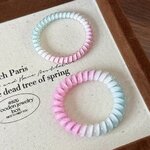 Duo d’élastiques pour cheveux rose et blanc – Bella Cosa