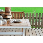 Set de table en toile de jute naturelle avec franges – style rustique et chic