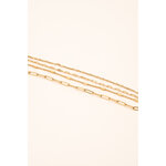 Bracelet Paola – 4 chaînes dorées en acier inoxydable – bijou femme raffiné