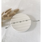 Bracelet en acier inoxydable argenté ajustable – bijou intemporel à porter au quotidien Bella Cosa