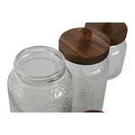 Pots hermétiques design épuré ambiance cuisine douce