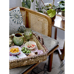 Plateau osier avec petit déjeuner ambiance cocooning