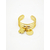 Bague Jeanelle ajustable acier inoxydable Bella Cosa bijou femme