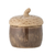 Pot décoratif en céramique marron forme gland forêt d'automne. Touche nature et poétique unique. Idée cadeau pour rangement et décoration chaleureuse.