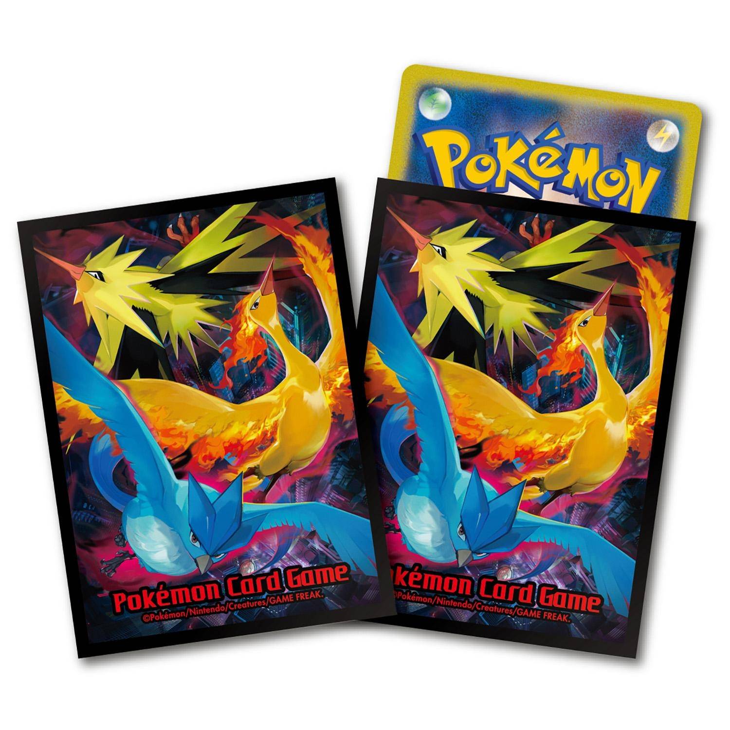 pokemon-card-game-deck-shield-fire-thunder-freezing-64-sleeves-accessory-