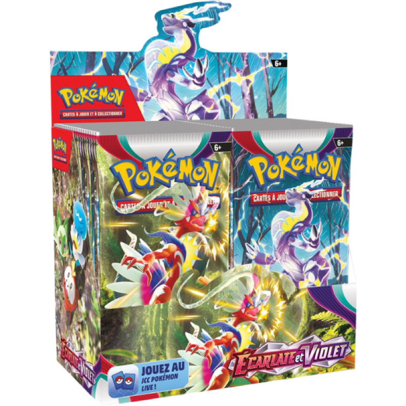 Pokémon - Display de 36 boosters EV01 Ecarlate Et Violet FR - Cartes à ...
