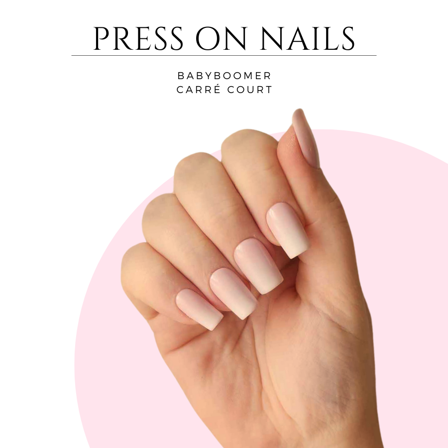 Faux-ongles-mariage-Press-on-nails-babyboomer-Faux-ongles-babyboomer-carre-court